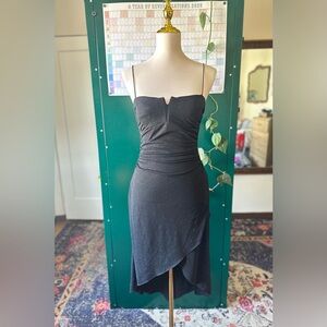 Y2k vintage LBD sparkly dress XS